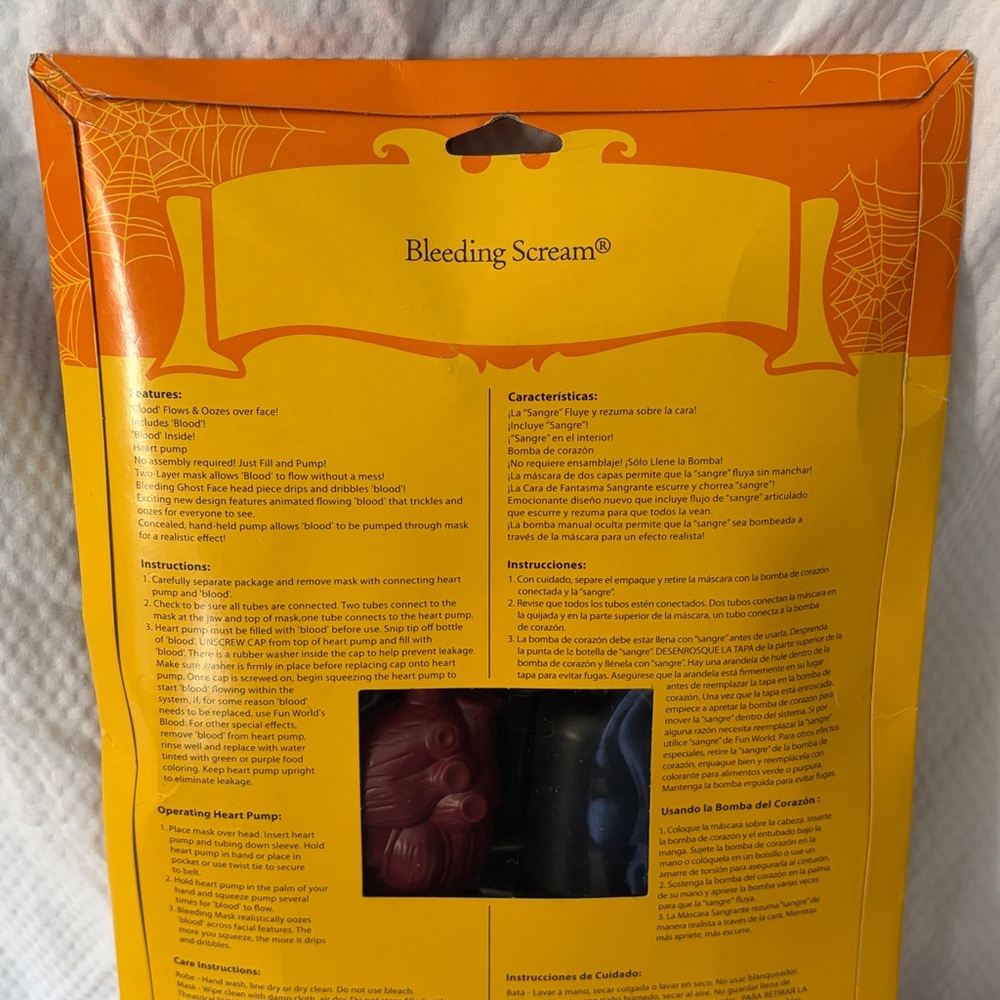 NIB Vintage Bleeding Scream Mask Walmart Exclusive Original Packaging - Picture 7 of 12